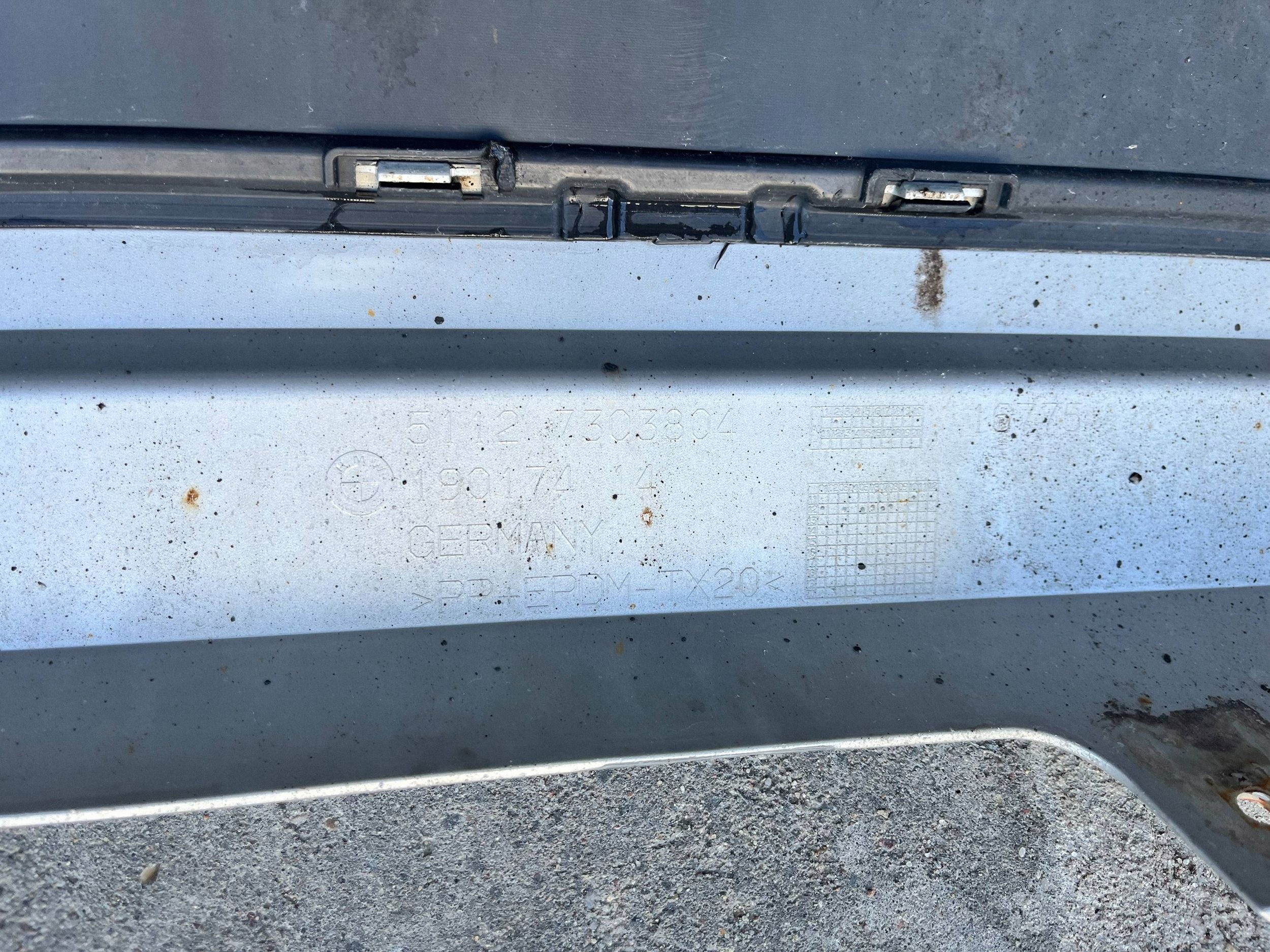 Stoßstange hinten BMW X1 E84 LIFT 7303804 @M