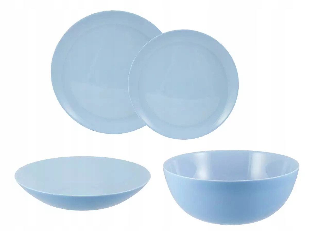 

Talerze Serwis Komplet Obiadowy 19el Blue TZ70