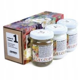 Renesans sada na decoupage vodní lepidlo, verniks matný, skleněný lak