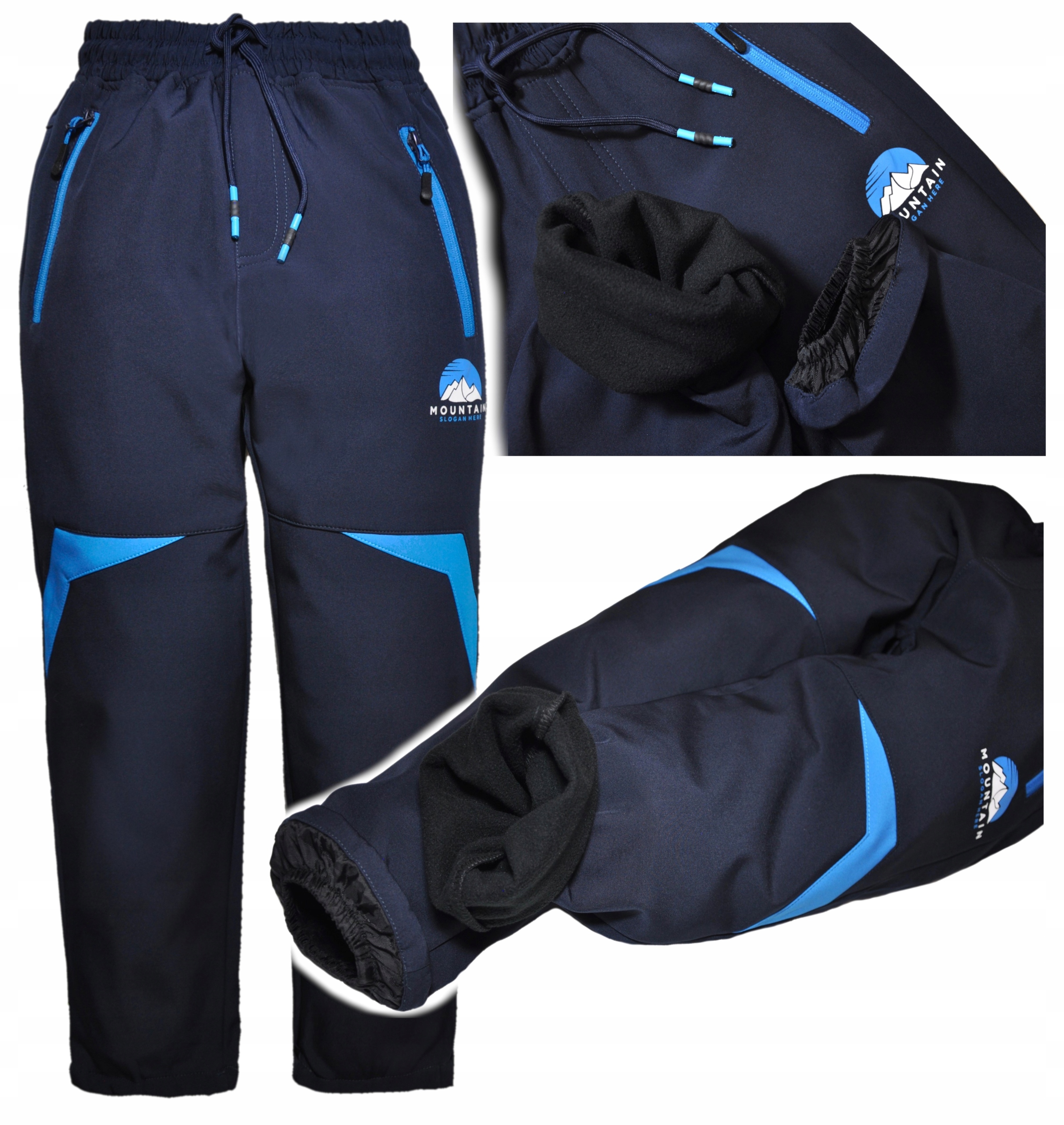 Hold Spodnie zimowe Softshell ocieplane polarem (134 140 152 158 164) r 146