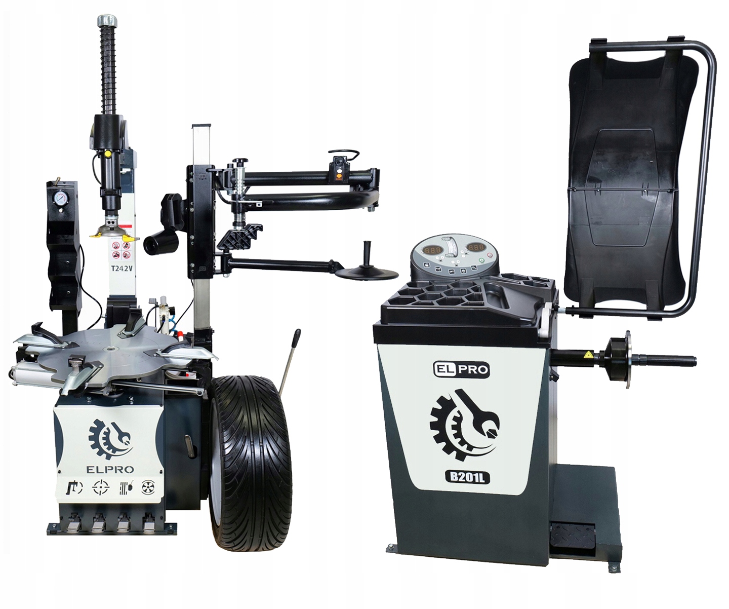 Montażownica z wyważarką Elpro Automatyczna RUNFLAT z laserem