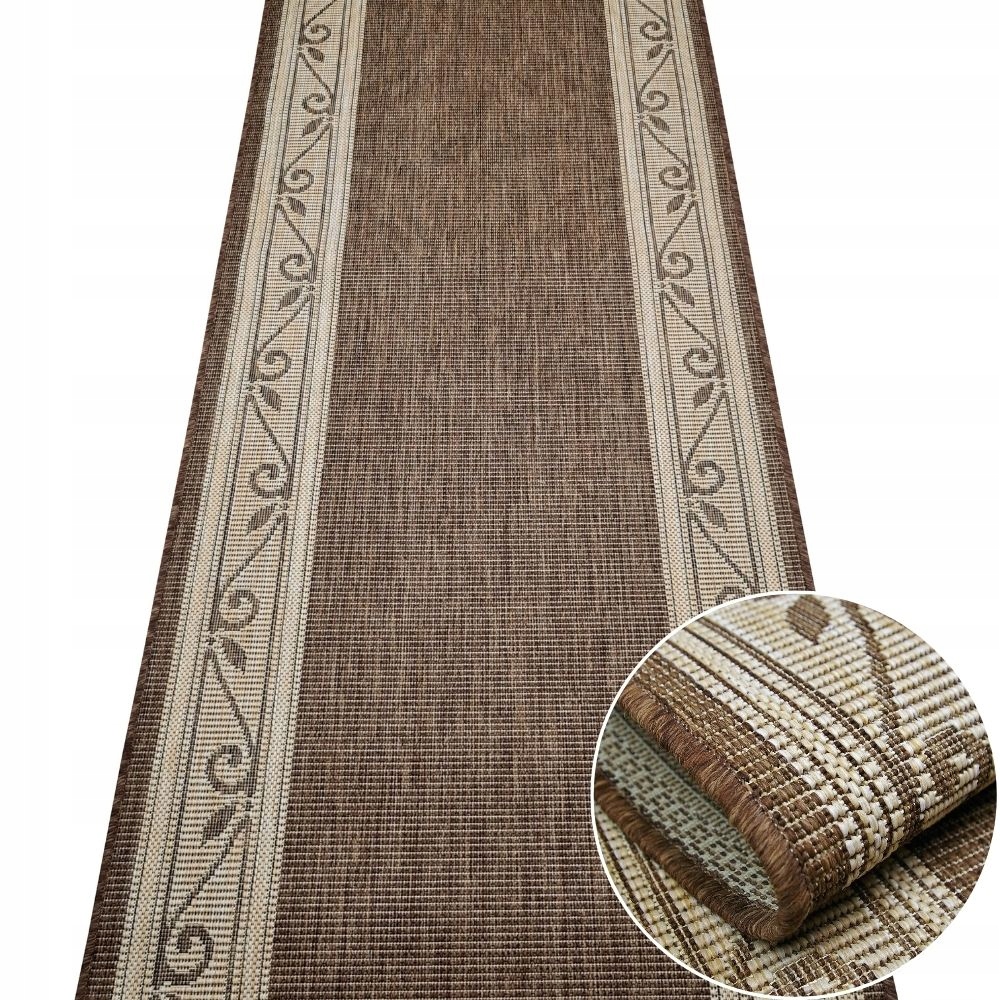 CHODNIK SZNURKOWY TKANY NA PŁASKO DO KUCHNI ZEWNĘTRZNY NA TARAS NA METRY 67