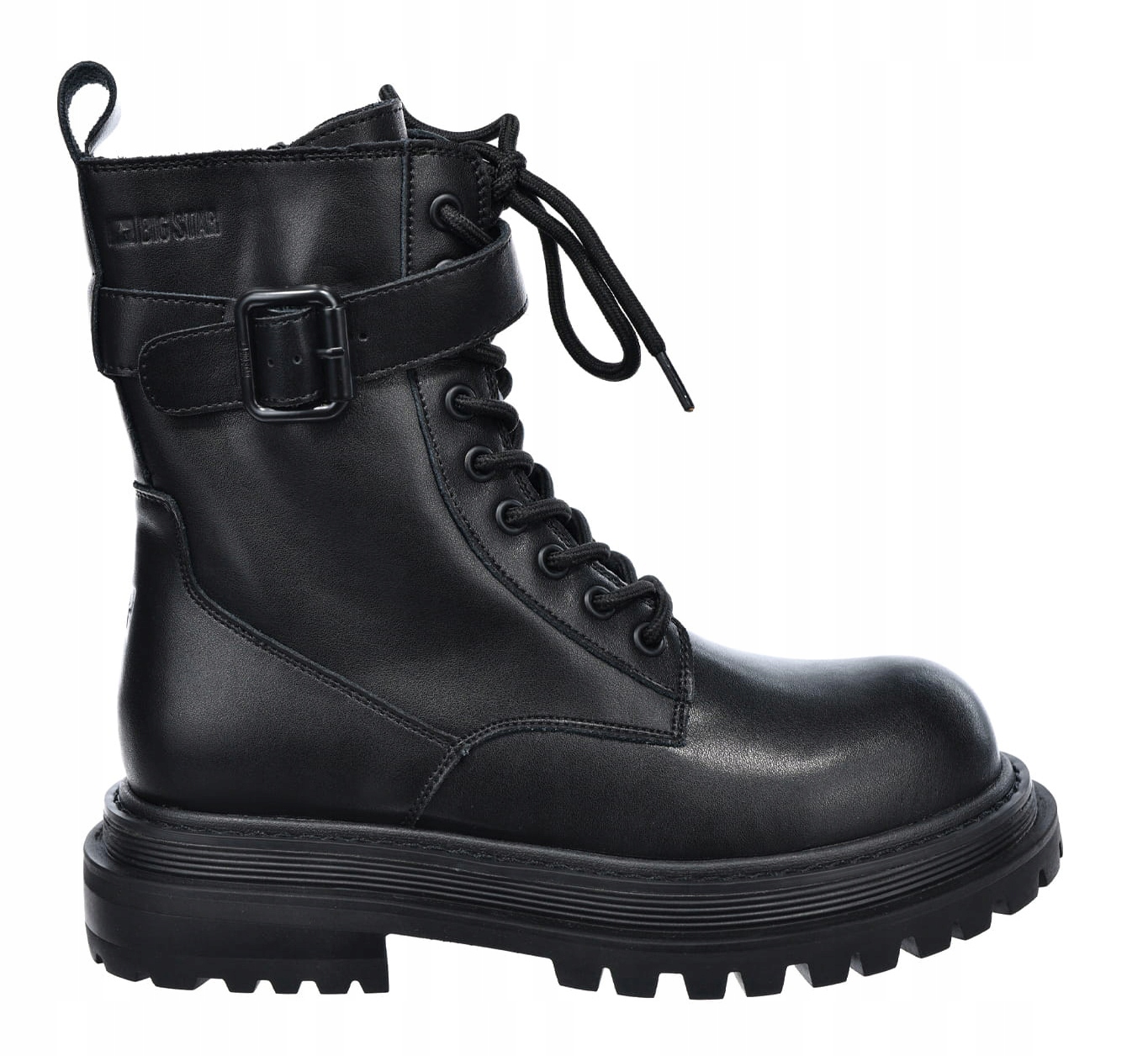 Kotníkové Boty z přírodní kůže Big Star SS274312 trapery nad kotník 39