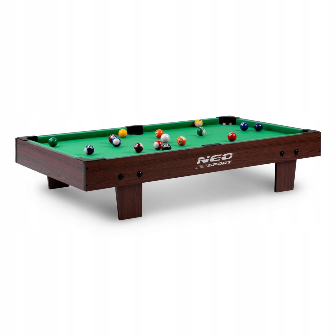 ZESTAW BILARDOWY MINI STÓŁ DO BILARDA BILARD DLA DZIECI POOL 3FT Marka Neo-Sport