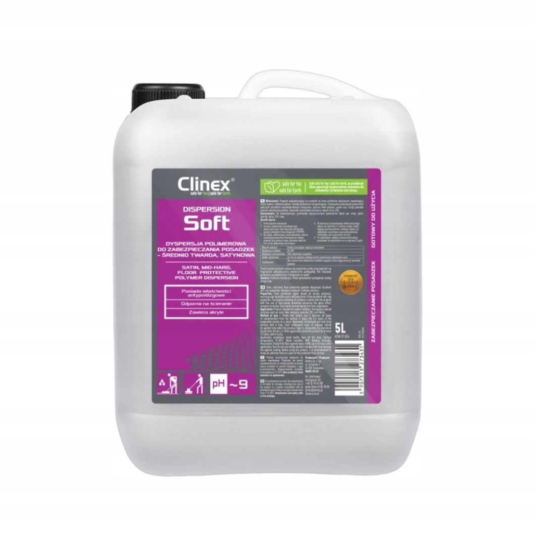Levně Clinex Dispersion Soft 5L Ochranný Přípravek Na Podlahy S Polymery Měkký