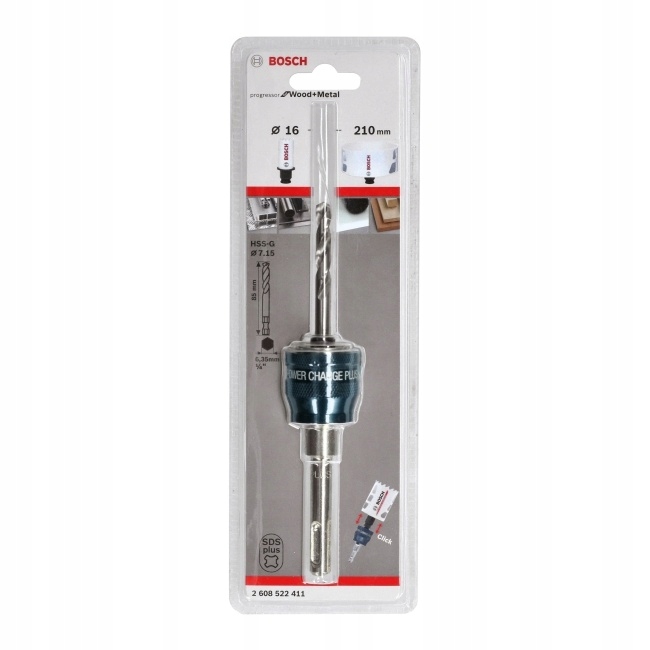 Zdjęcia - Wiertło (świder) Bosch Adapter do otwornic  2608522411 7,15 mm  (sds-plus)