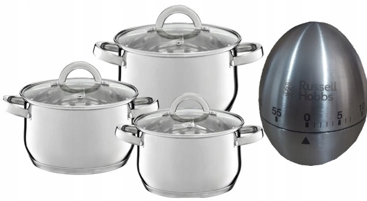 

Ambition Zestaw Garnków Berry 6CZ Inox Pokrywki