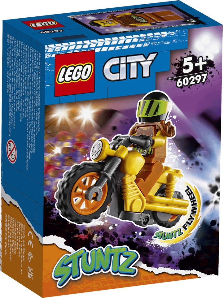 LEGO 60297 CITY DEMOLKA NA MOTOCYKLU KASKADERSKIM