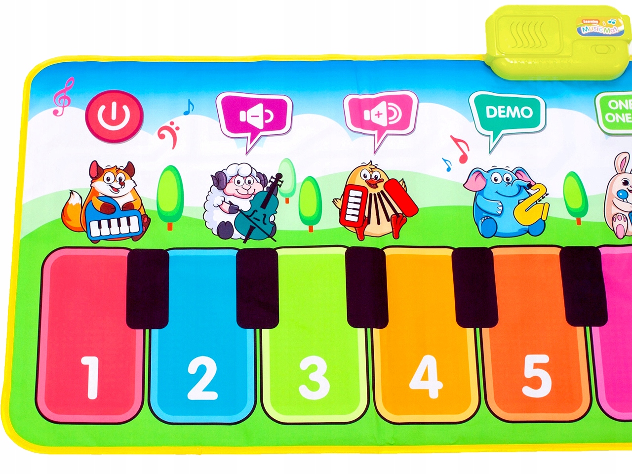 MUZYCZNA Interaktywna Mata PIANINO Nagrywa DŹWIĘK DO ZABAWY TAŃCZENIA Wiek dziecka 3 lata +