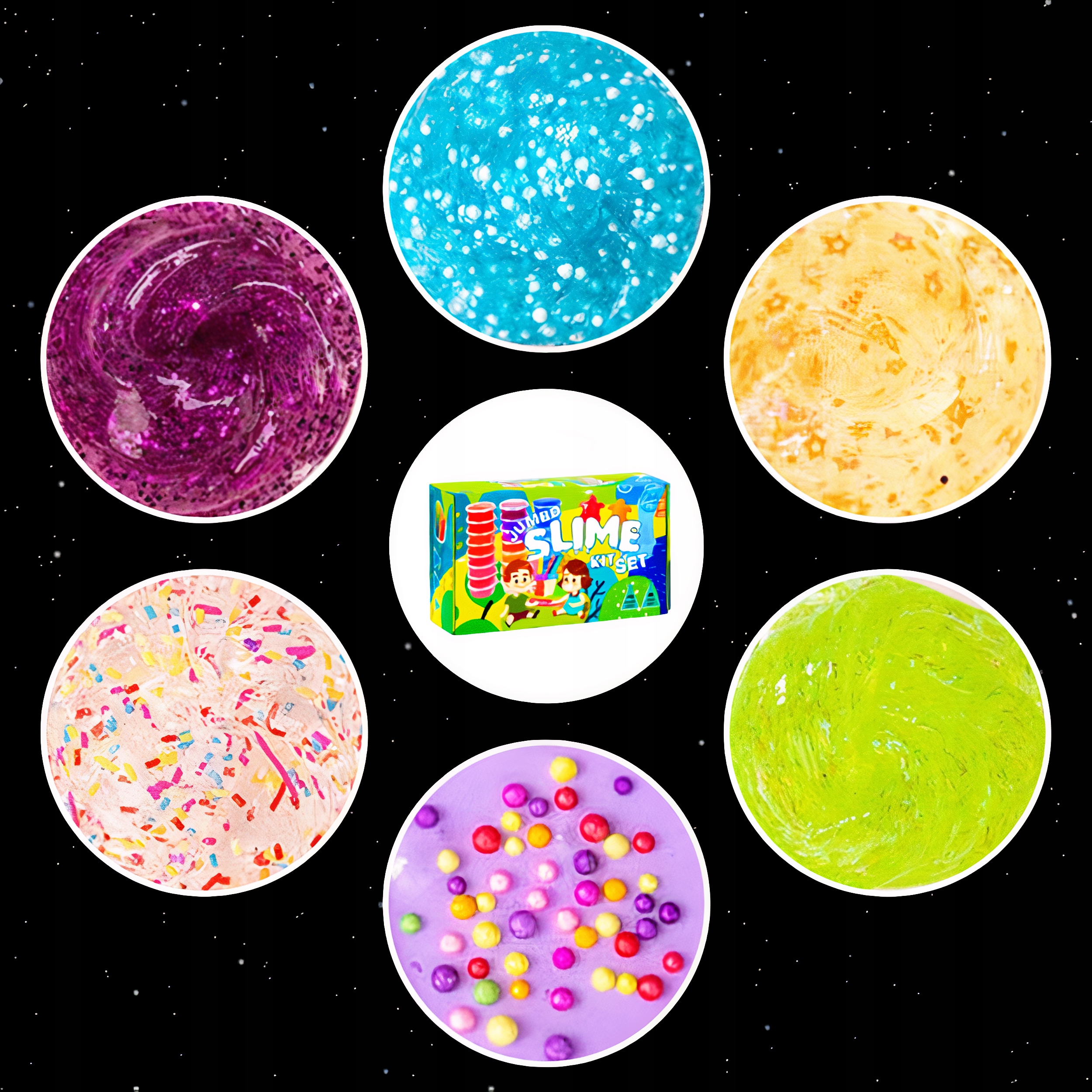 SLIME WIELKI ZESTAW DO ROBIENIA GLUTÓW XXL - 128w1 NA DZIEŃ DZIECKA PREZENT Certyfikaty, opinie, atesty CE