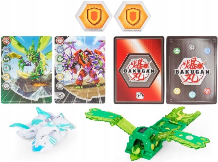 BAKUGAN GEOGAN ZESTAW SUMMON INSECTRA + SHARKTAR Marka Spin Master