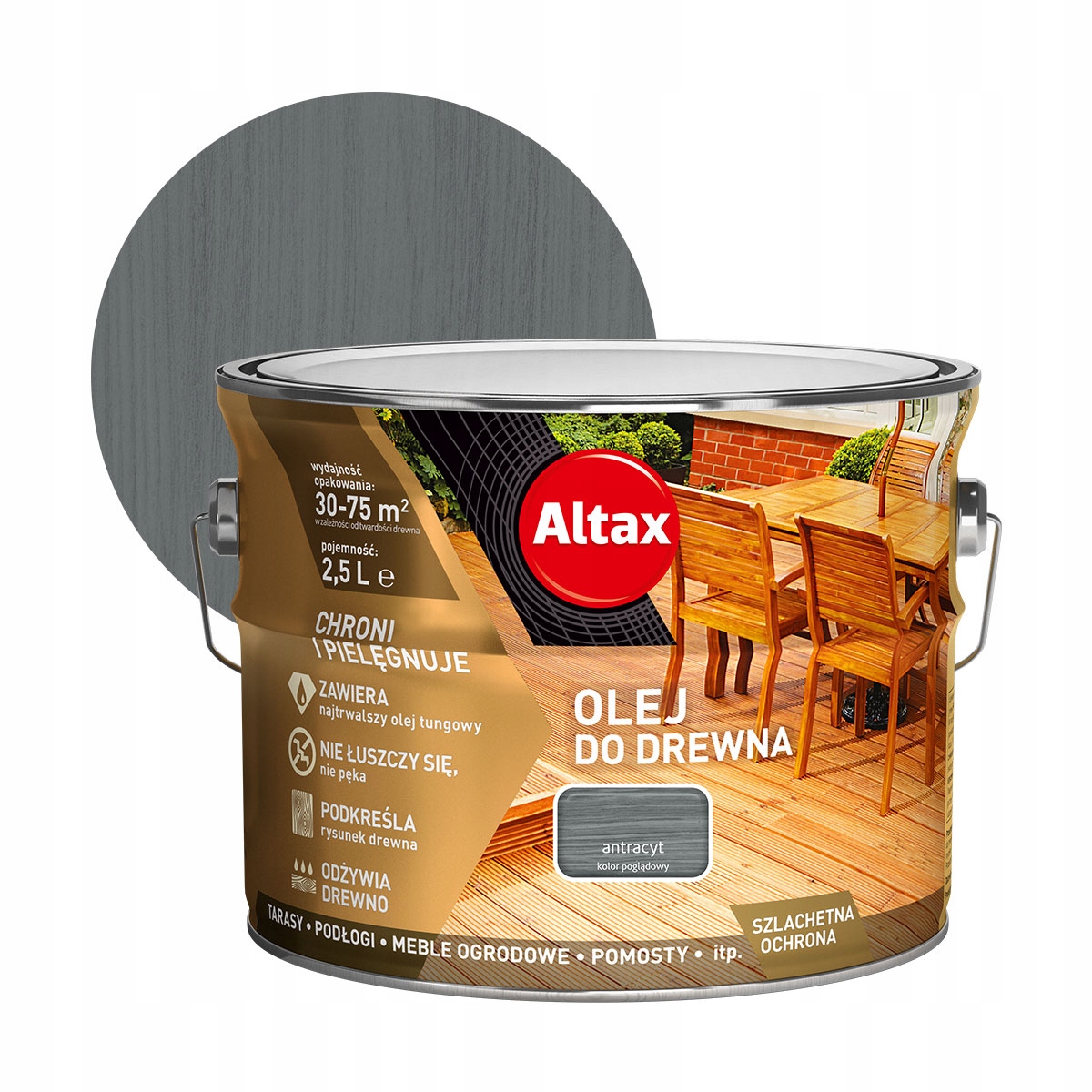 

Altax Olej 2,5L Antracyt