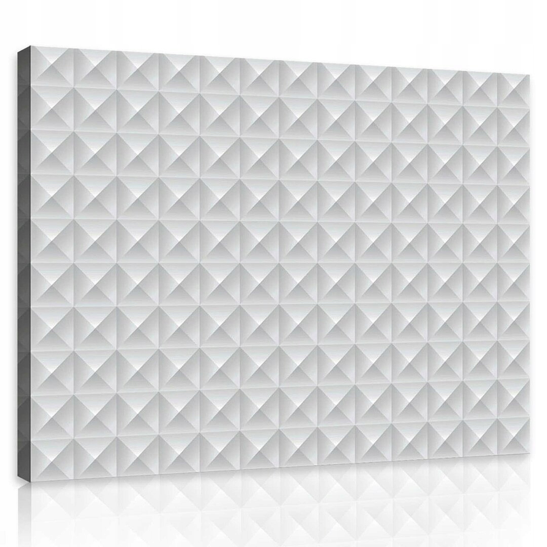 Obraz 80x60 Geometrický minimalismus v odstínech šedé pro kancelář