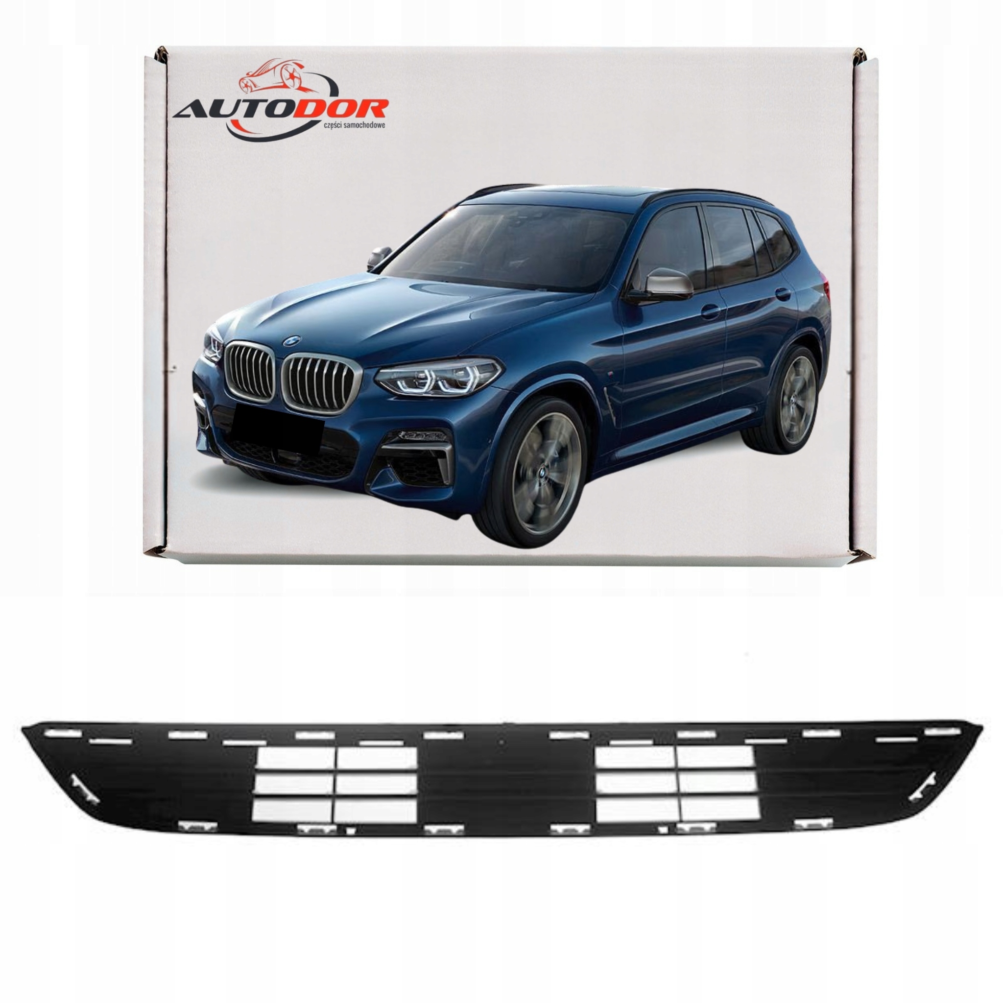 Bmw X3 F25 2014- Lift Atrapa Gril Středová Mřížka Spodní Přední 51117338491