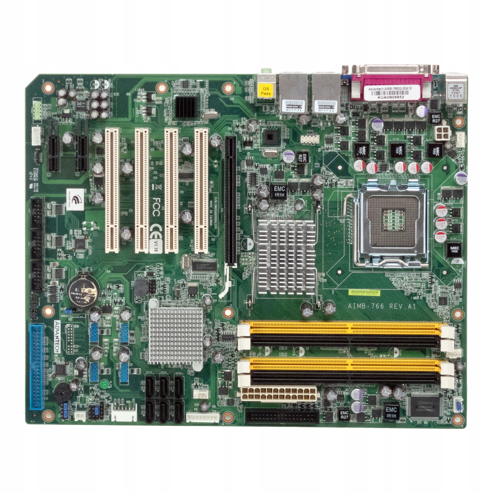 Advantech AIMB-766 REV.A2 LGA775 DDR2 PCIe Atx