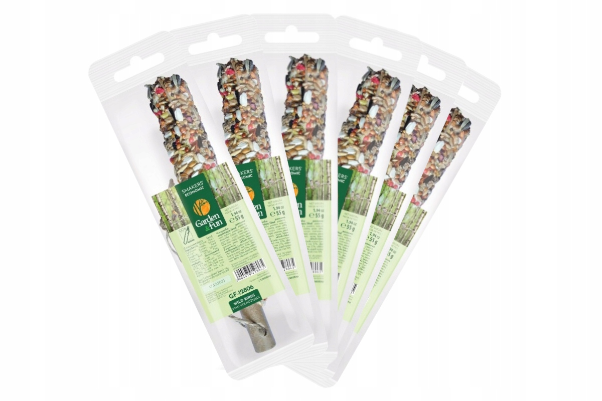 UNIWERSALNA KOLBA Z ZIARNAMI DLA PTAKÓW KARMA POKARM CAŁOROCZNY (6 SZT) Kod producenta POKARM KOLBA KARMA DLA PTAKÓW NA ZIMĘ (6 SZT)