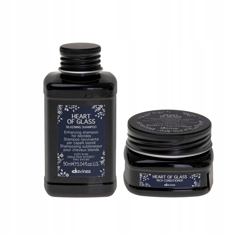 Davines Heart of Glass šampon 90 ml kondicionér 90 ml lesk a ochrana