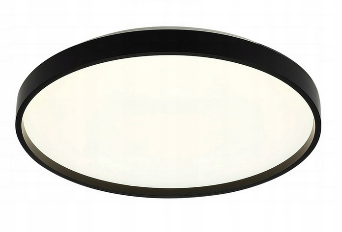 Stropné Svietidlo Stropná Lampa Nástenná Čierna Led 42W 50cm