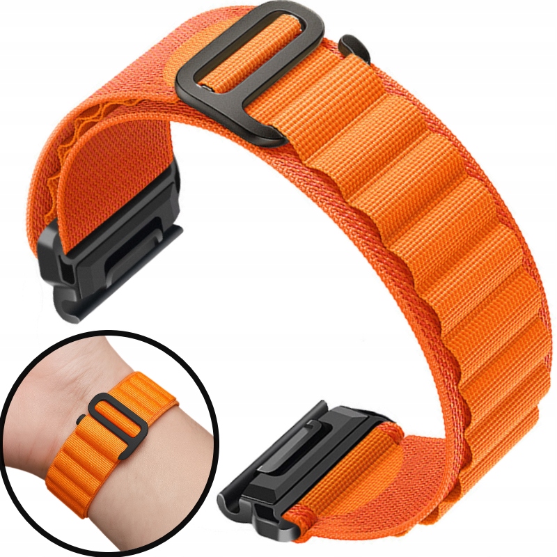 Pasek 22mm nylonowy do Garmin Fenix 8-47mm|E-47mm|5/5 Plus|6 |6 Pro/Plus|7