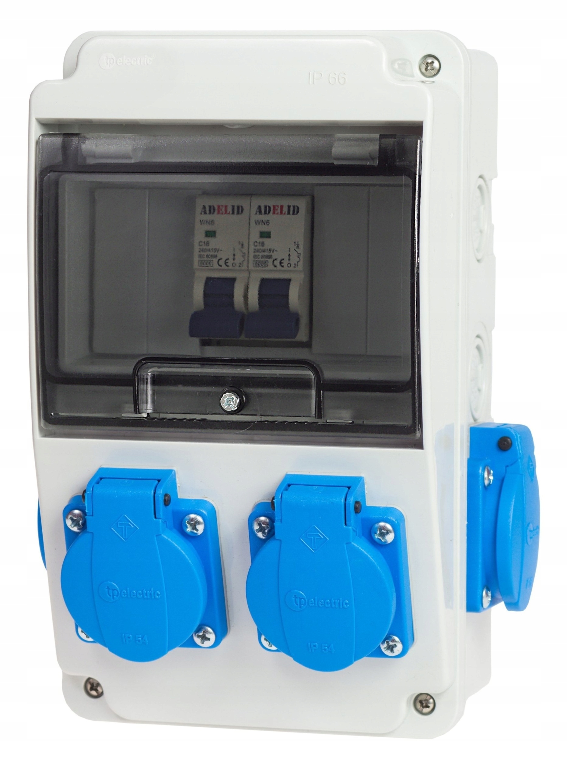 ROZDZIELNICA ERBETKA OGRODOWA ZABEZPIECZONA 4X230V