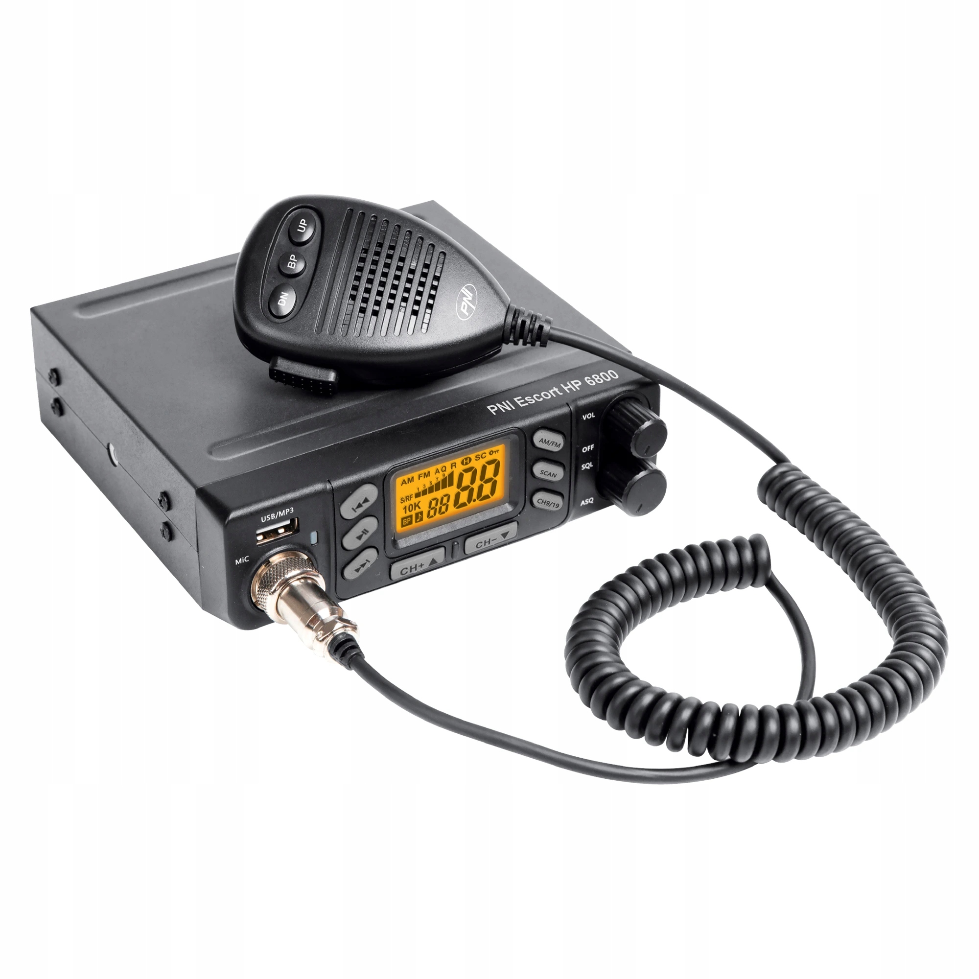 Cb rádiostanica Pni Escort Hp 6800 Asq, 12/24 V, MP3 prehrávač, Usb zástrčk