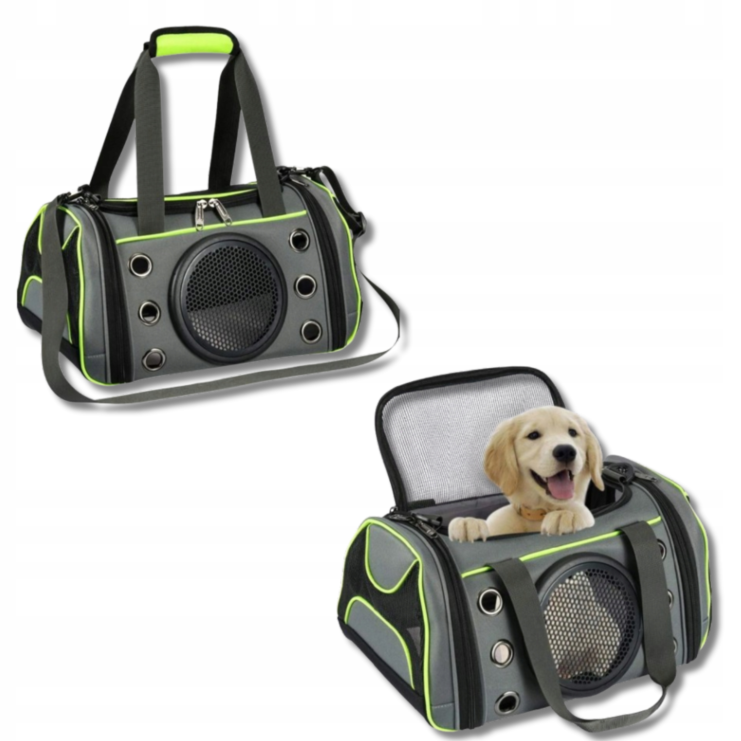 Levně Přepravní taška Nosítko pro zvířata psa kočku Šedá Přeprava zvířat