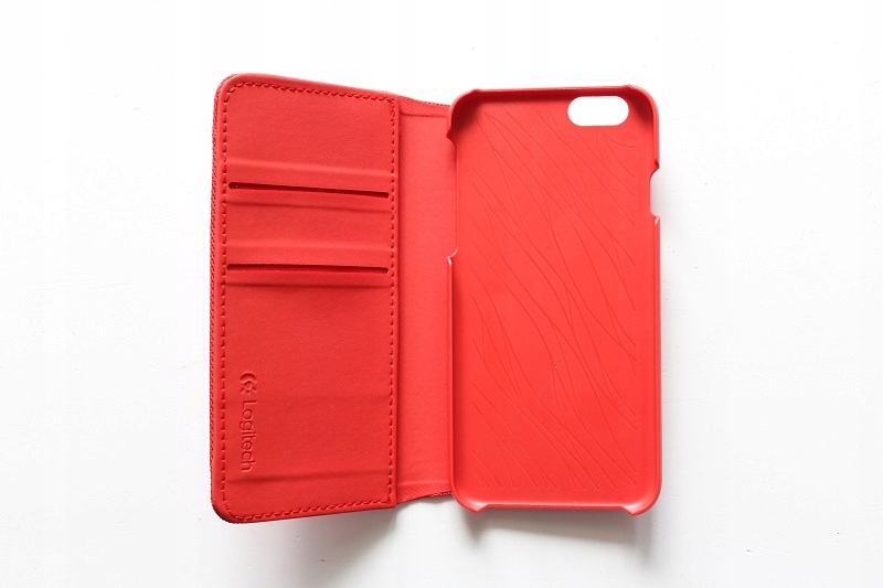 ETUI POKROWIEC LOGITECH IPHONE 6,6S SZKŁO CZERWONY Kolor czerwony