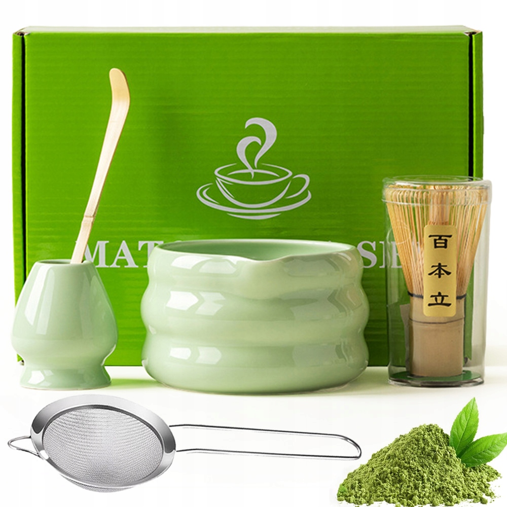 Levně Metlička Na Matchu, Bambusová Metla Na Čaj Matcha, Tradiční Sada