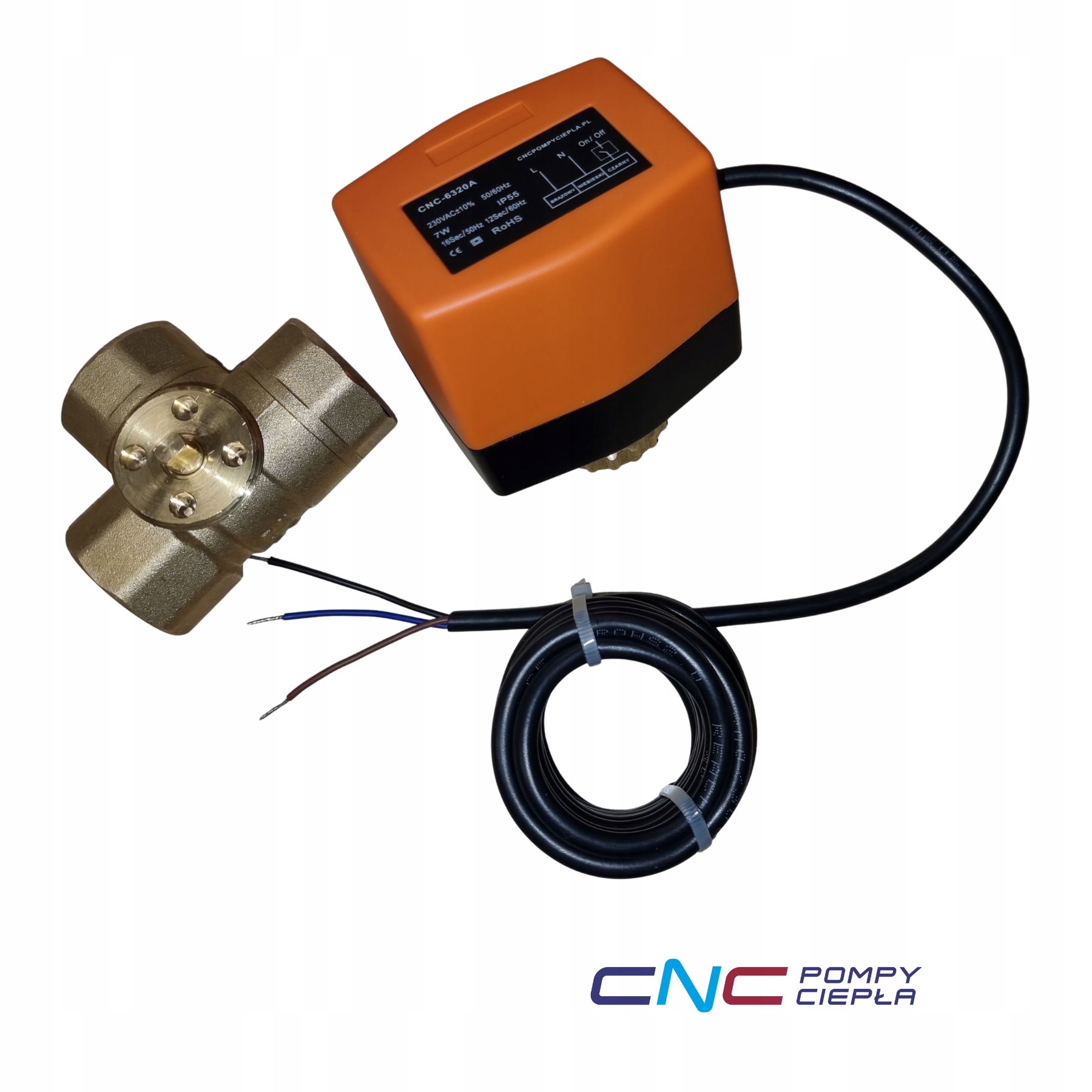 CNC-6320A – 3-cestný ventil pro tepelná čerpadla a topné systémy