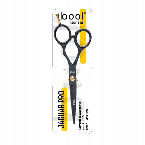 Bool Jaguar Pro nozyczki fryzjerskie czarne 6.5