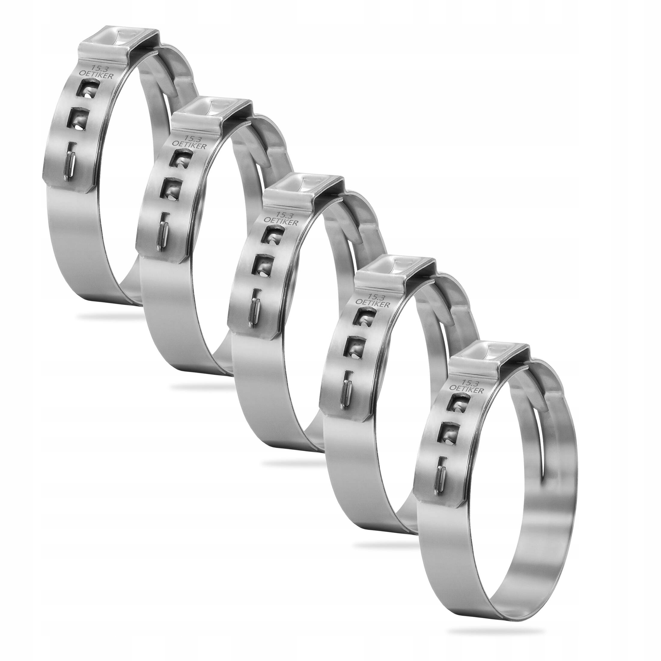 Metalowa opaska zaciskowa z uchem Oetiker 167 12,8-15,3 mm 5 Sztuk