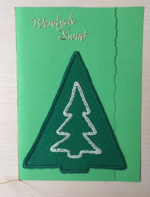 

Kartka Świąteczna Hand Made Z Życzeniami