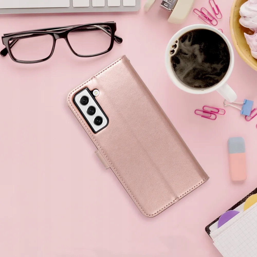 Kabura Mezzo Book do Samsung A57 5G mandala złoty róż