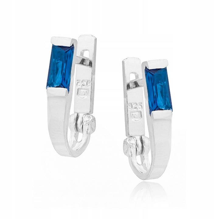 

Kolczyki Srebrne Damskie Angielskie Przecinki 925