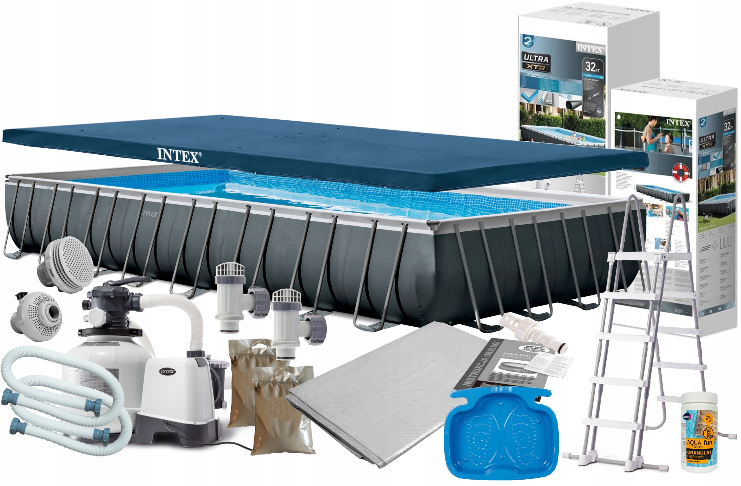 

26374 Basen Ogrodowy Intex 12w1 975x488x132cm