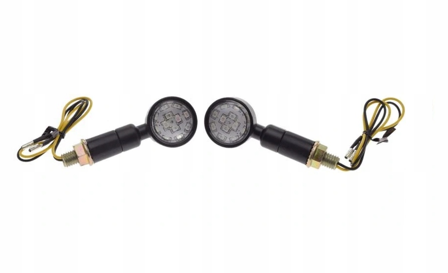 KIERUNKOWSKAZY CZARNE DIODY LED KPL. 2 SZT