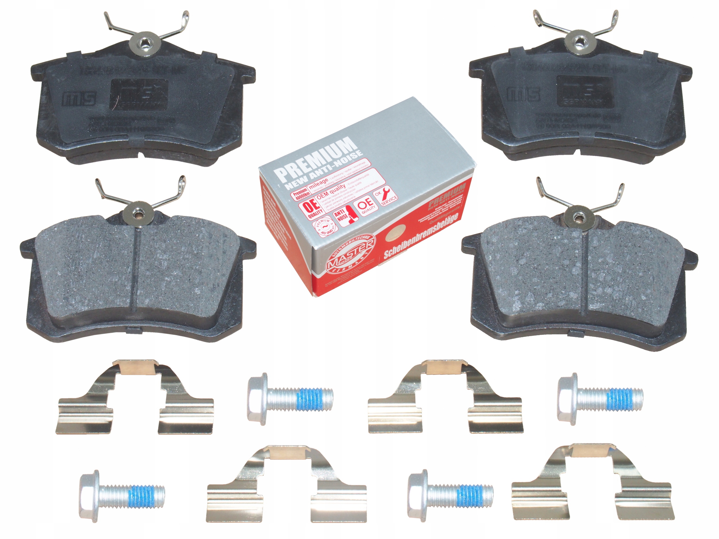 KLOCKI HAMULCOWE TYŁ RENAULT SCENIC II III MODUS