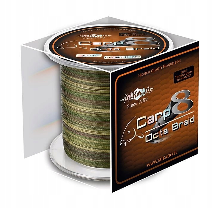 Mikado Plecionka Carp Octa Braid 0,16mm 600m Camo