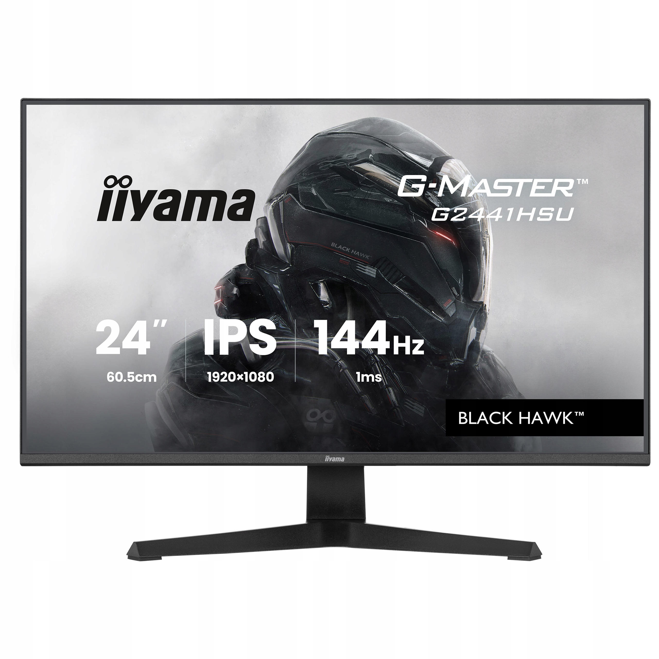 Monitor 24" iiyama G-Master G2441HSU-B1 Fhd Ips Led 144Hz 1ms Hdmi Dp