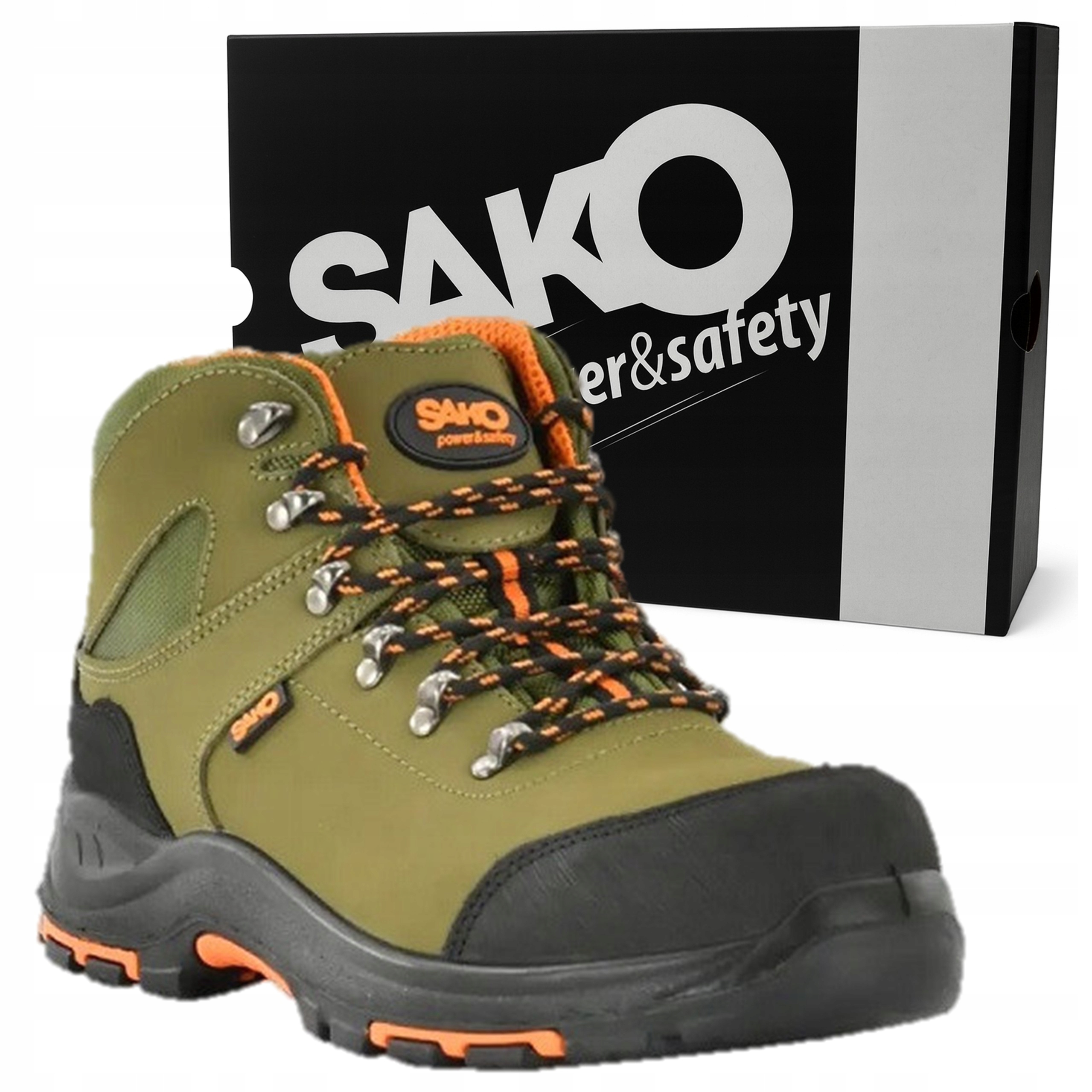 Buty Robocze Sako 06-006 S3 r. 45 Trzewiki Ochronne Z Podnoskiem Skóra