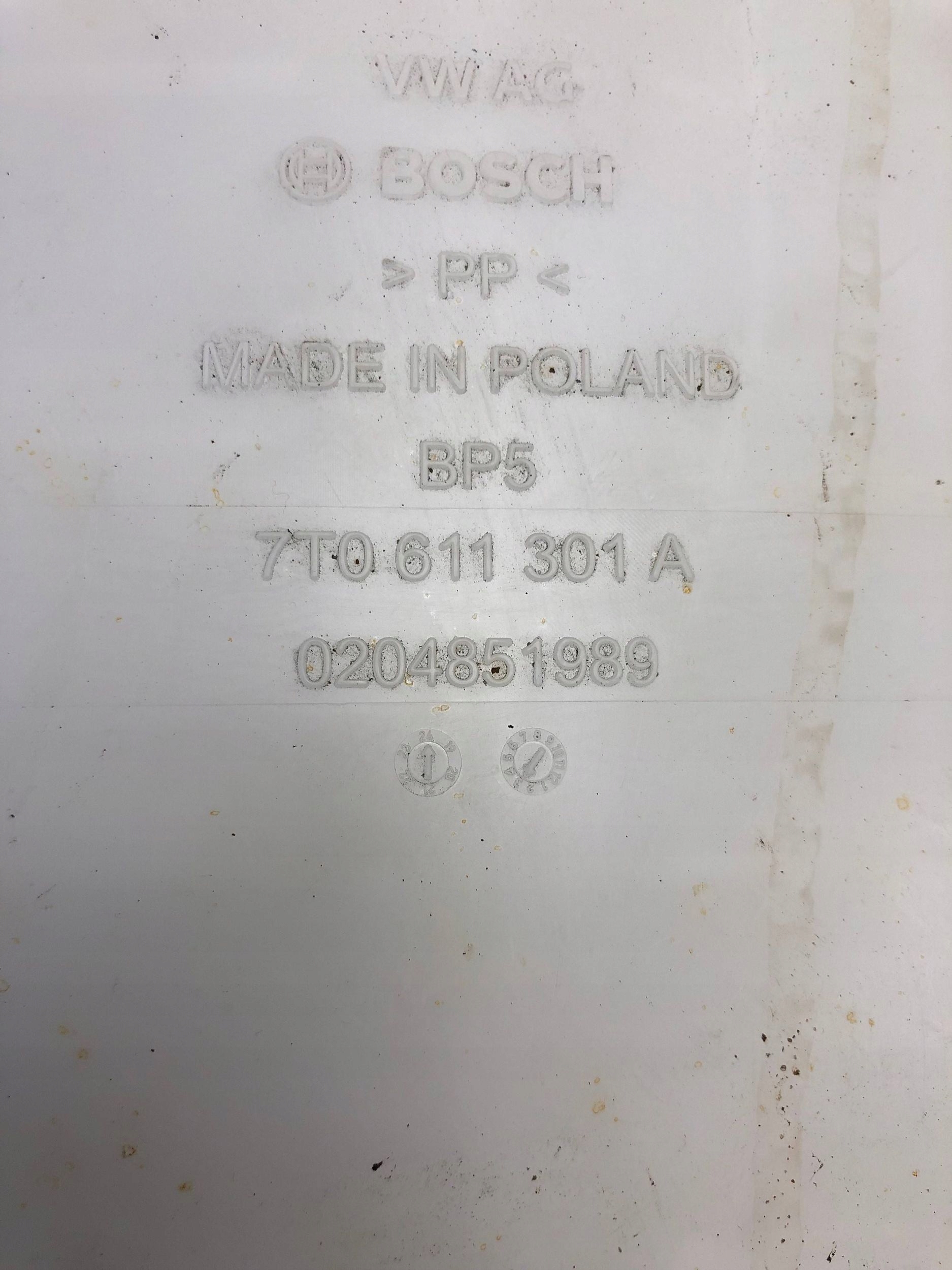 Behälter des Gasses Brems- VW T7 7T0611301A