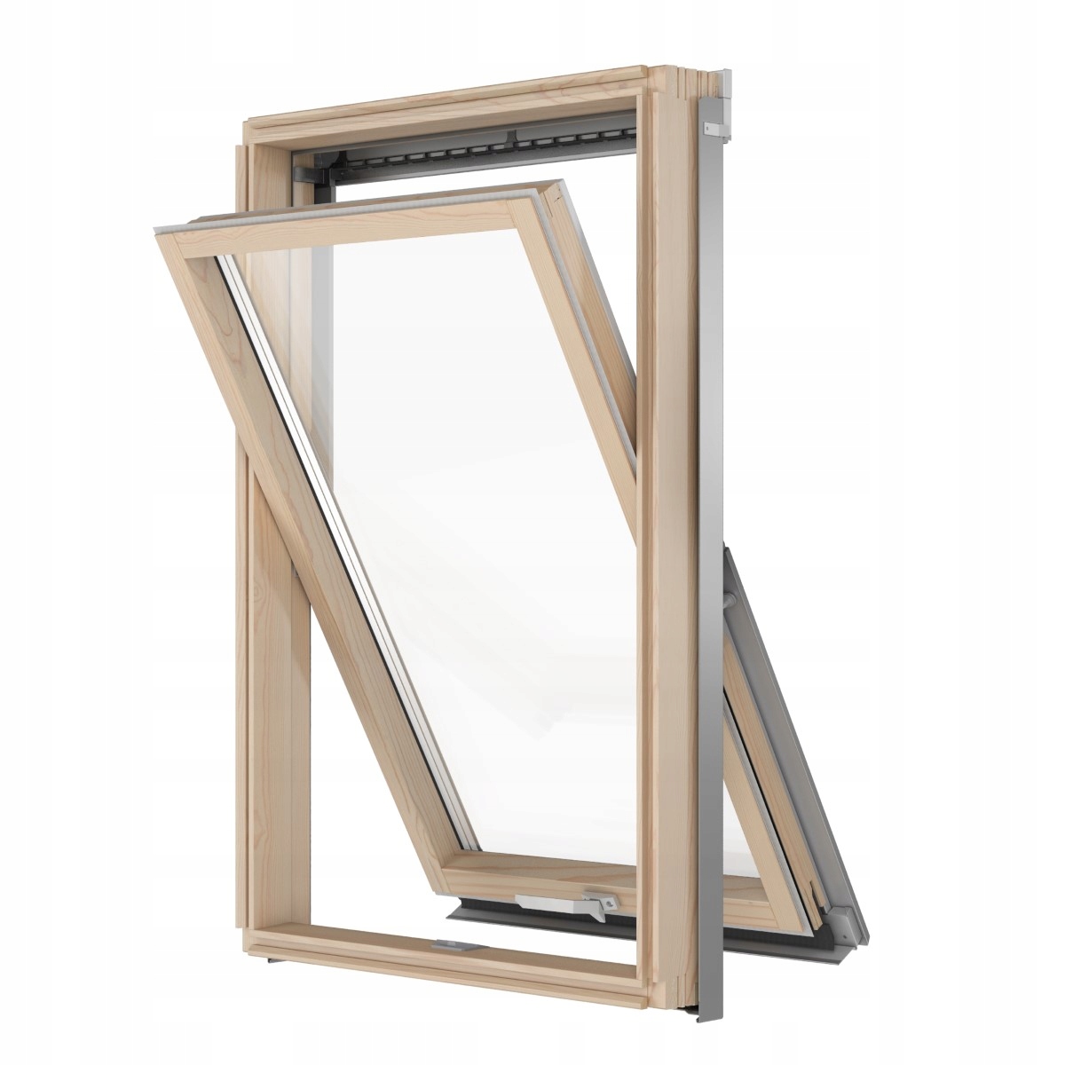 Okno dachowe 78x118 TRIO PINE 3 szybowe RoofLITE+