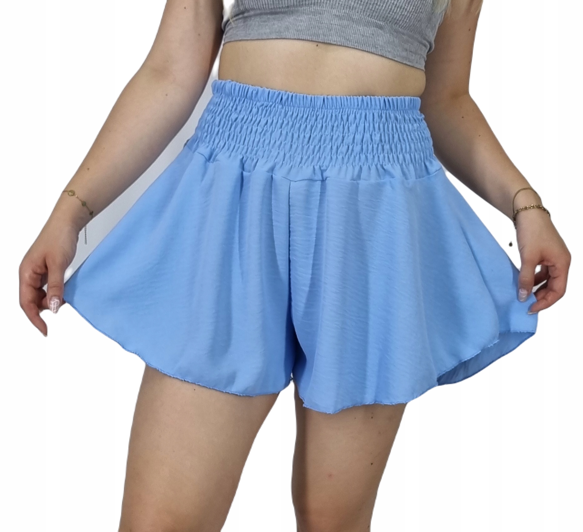 SZEROKIE luźne SPODENKI damskie SPÓDNICO SPODENKI