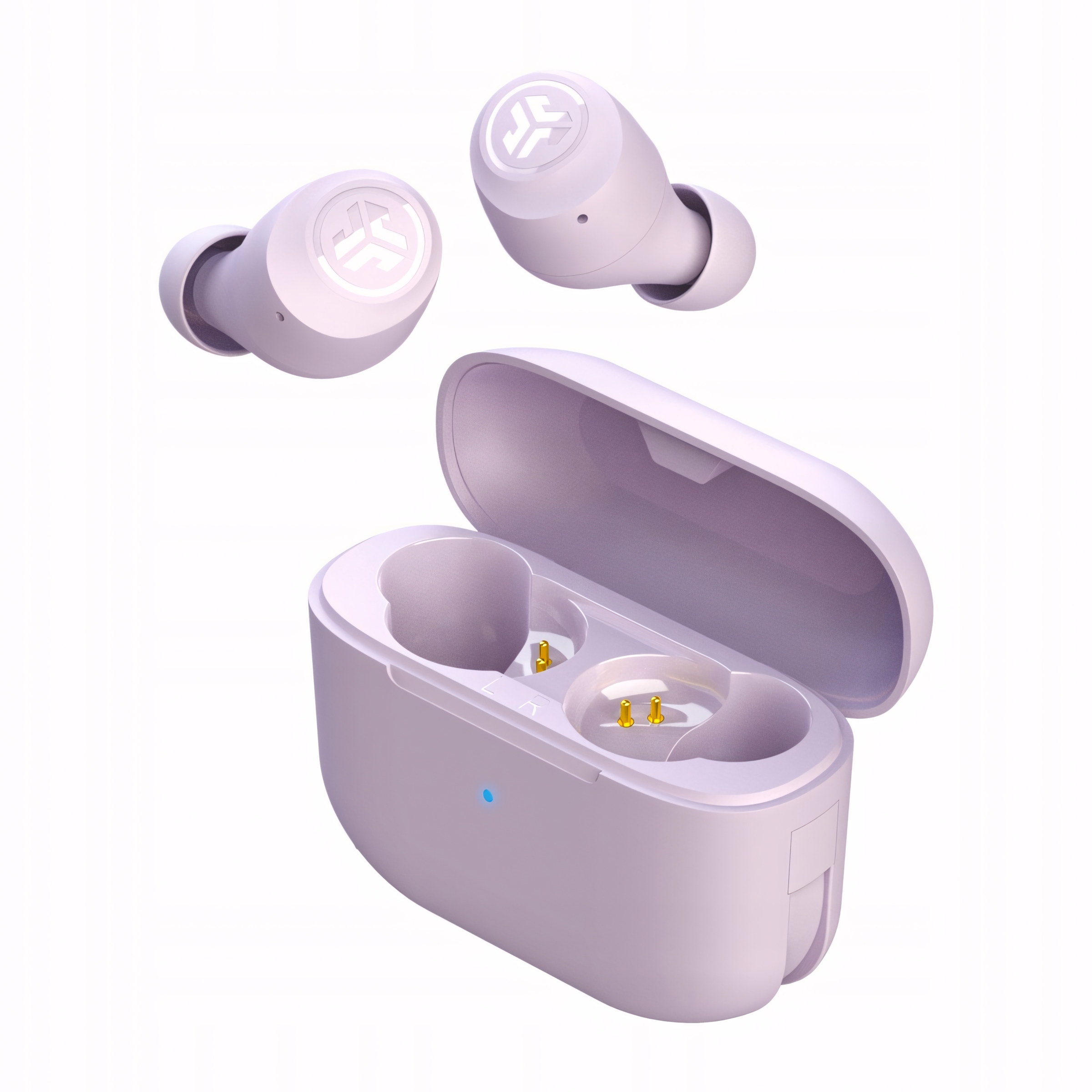 Jlab Go Air Pop Bezdrátová sluchátka do uší Bluetooth 35h Fialová
