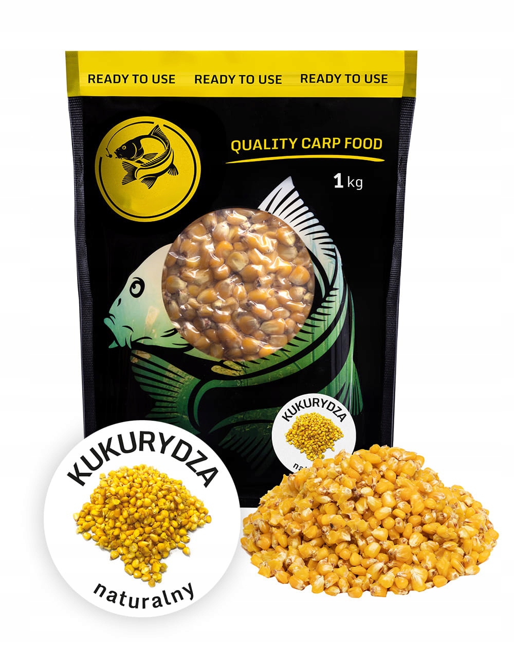 Carp Target Ziarno Kukurydza Naturalna 1Kg