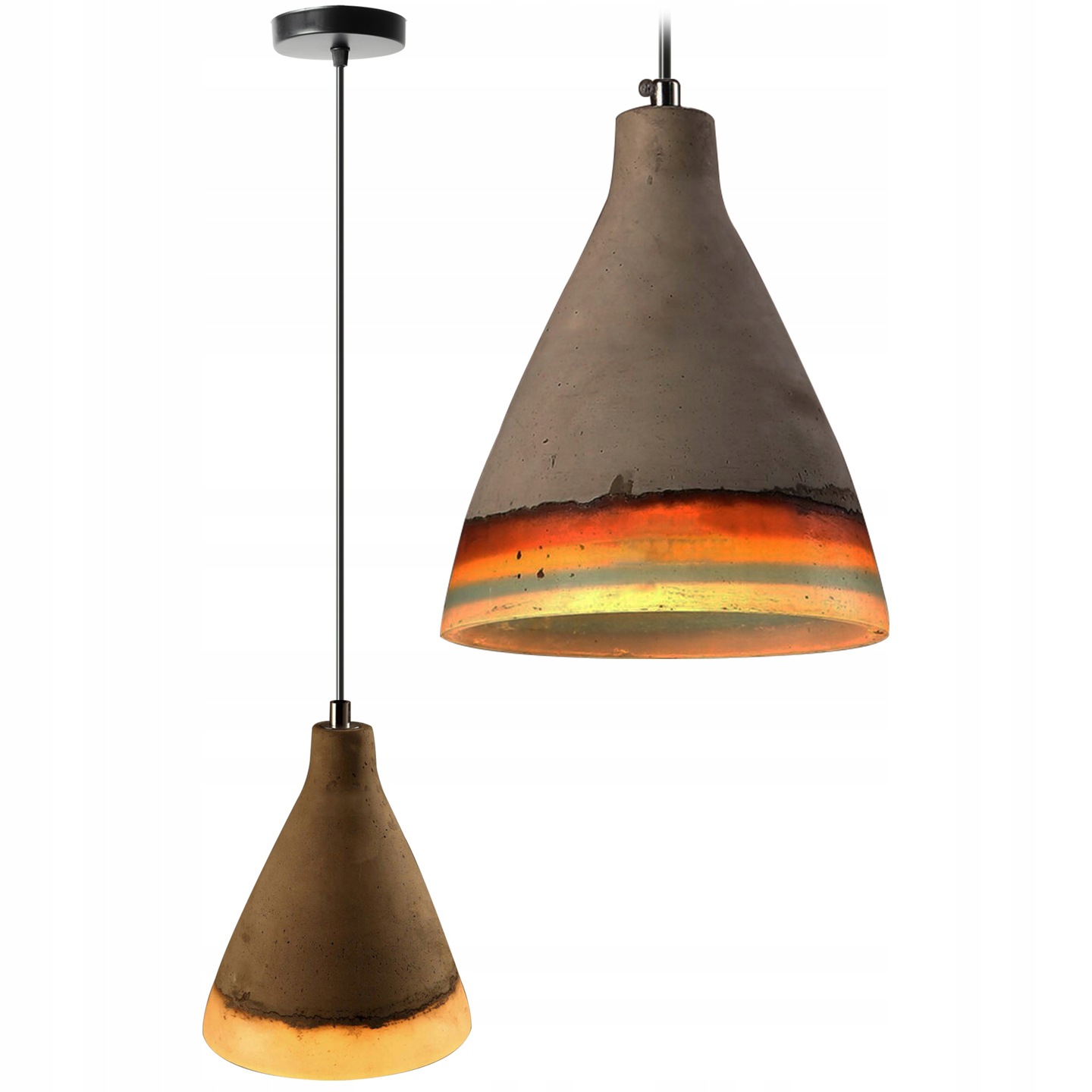 

Lampa Sufitowa Wisząca Betonowa Loft Oryginalna