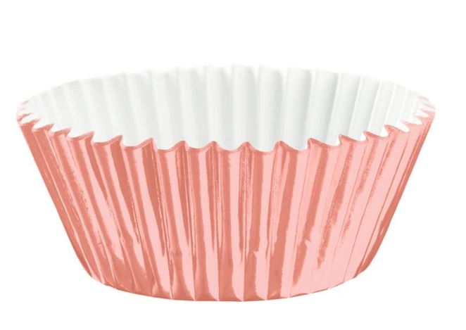 

Papilotki Na Muffinki Babeczki Rose Gold 5cm 100SZ
