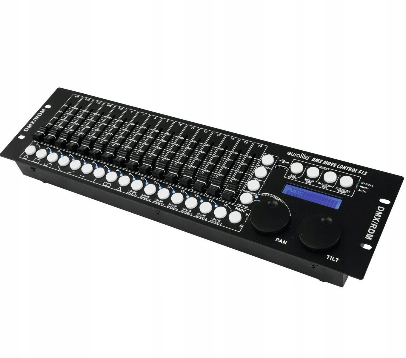Kontrolér Eurolite DMX Move Control 512 s generátorom Fx