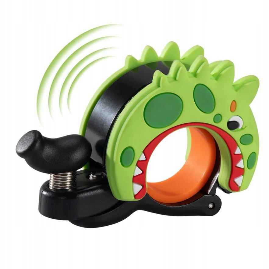 Dzwonek rowerowy Rockbros dziecięcy 100dB 340011001 Zielony Smok