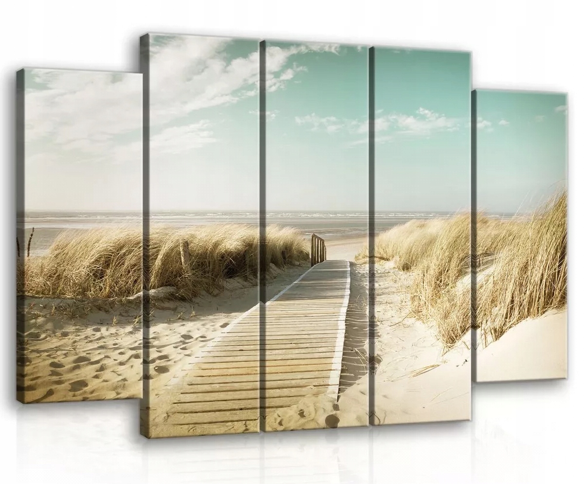Obraz Na Plátně Canvas 150x100 Pláž Moře Duny